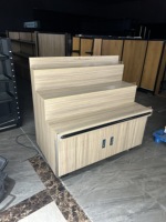 Équipement de supermarché, rayonnage double face pour la vente au détail, étagères en îlot, gondole avec dimensions personnalisées
