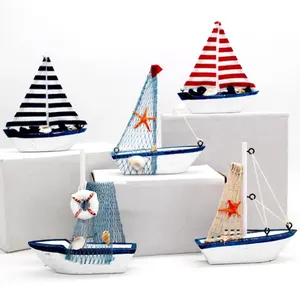 High-Quality mini wooden boat for Decoration and More 
