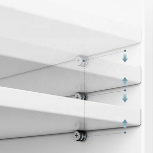 <span class=keywords><strong>Armoire</strong></span> modulable moderne de bureau en bois, Design européen élégant, meuble coulissant à 2 portes - Product Image 6