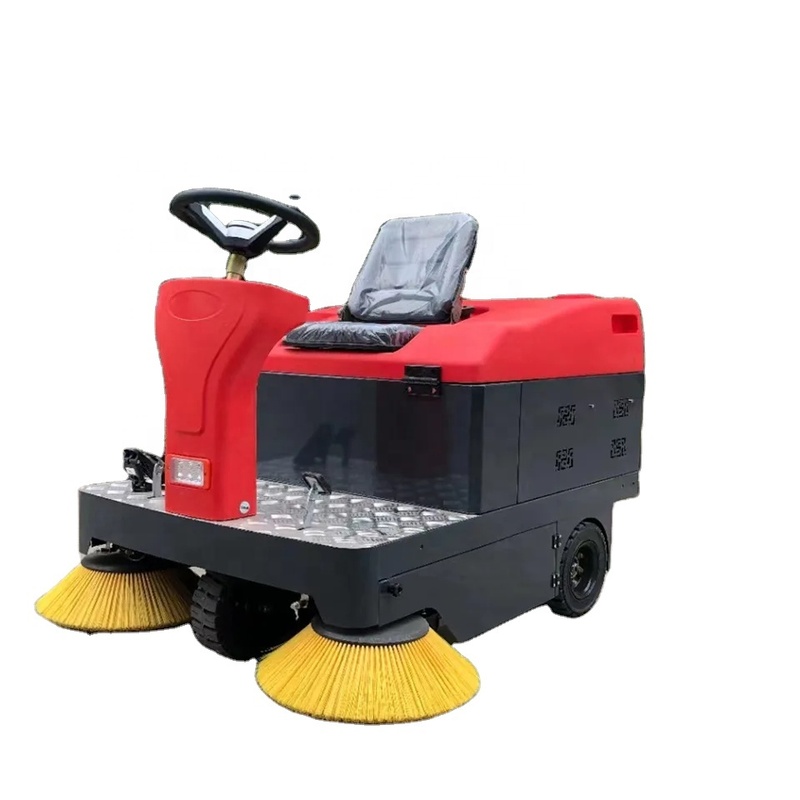 Electric Four Wheel Driving Sweeper Road