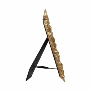 Cornice Decorativa a Farfalla con Bordo in Metallo Dorato, Cornice Fotografica Contemporanea Glamour per Tavolo, Ingresso, Camera da Letto - Product Image 3