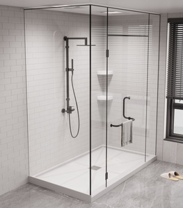 Wholesale Waterproof <strong>Bath</strong> Tub Shower Surround Rectangle Texture Smc Wall <strong>Panel</strong> for Bathroom Decoration - Product Image 3