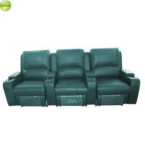 Toptan şarkı kanepe-Kırmızı led recliner sandalye led mobilya, bardak tutucu kanepe, recliner kanepe 8924