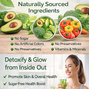 Muestras Gratis de Vegetales y Frutas, Polvo de Superalimentos, Polvo de Colágeno Detox - Product Image 4