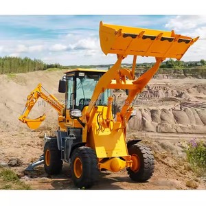 Uniquemac mini nhỏ kết thúc trước <span class=keywords><strong>loader</strong></span> backhoe máy xúc <span class=keywords><strong>loader</strong></span> CABIN 4x4 8 tấn - Product Image 6