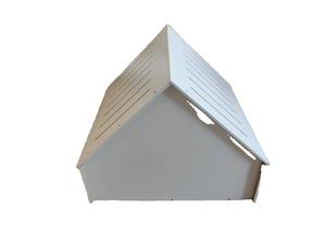 Cuccia per Cani da Interno per Animali di Piccola e Media Taglia fino a 36 kg - Casetta <span class=keywords><strong>in</strong></span> <span class=keywords><strong>Legno</strong></span> con Cuscino, Bianca - Product Image 6