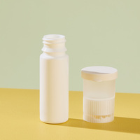 Bouteille en plastique double compartiment anti-UV pour sirop et liquide oral, flacon de médicament en plastique 10ml 20ml 30ml en gros