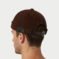 Gorro de Marinero Ajustable para Hombre y Mujer, Gorra Retro sin Visera, Gorro Docker de Color Sólido, Estilo Hip Hop