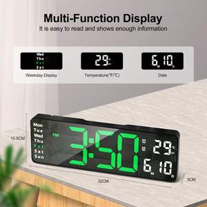 Relojes Digitales LED de Pared con Pantalla Grande, Modernos y Multifuncionales, para Decoración del Hogar, Sala de Estar u Oficina, Venta al Por Mayor - Product Image 3