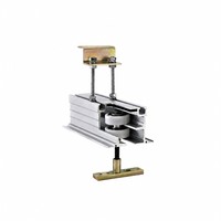 Kit de quincaillerie pour systèmes de cloisons mobiles : rails, roulettes et accessoires de suspension pour modèles 65, 85, 100