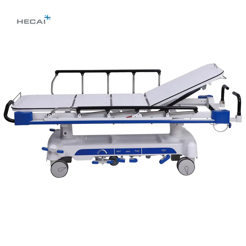 Maca de cama de hospital em movimento para pacientes, maca hidráulica luxuosa para hospital, venda imperdível