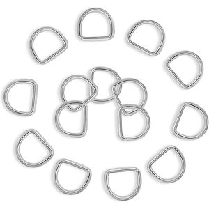 Anillos de hebilla tipo D de acero inoxidable 304 M3 M4 M5 M6 M8 hebillas de anillo sólido soldado Metal Loop D Ring Hardware con acabado pulido - Product Image 4