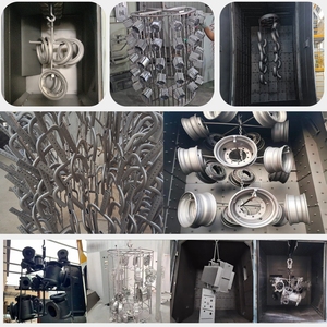 Máquina de Granallado Tipo Colgante CE Q37 Sa2.5 1000kg con Control PLC, Motor de Alta Rigidez, Bomba y Caja de Cambios para Equipos de Construcción - Product Image 6