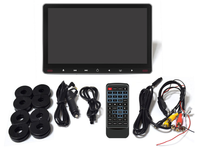 Reproductor de CD con Pantalla LCD para Reposacabezas, Pantalla Táctil de 11.6 Pulgadas HD1080P, USB, SD, MP5, FM, Transmisor IR, Juegos Inalámbricos de 32 Bits, 1 Año de Garantía