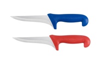 Lame en acier inoxydable Couteau à désosser pour viande de boucher Couteau à manche en plastique Couteau à désosser tranchant de 6.5 pouces