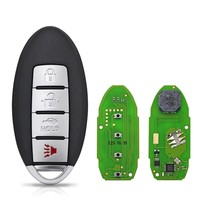 Clés de voiture vierges Xhorse XSNIS2EN N I.S Style, clé intelligente universelle à 4 boutons avec fonctions de verrouillage/déverrouillage/panique