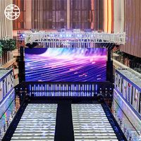 250mm*250mm Yüksek Parlaklıklı Konser Arka Plan Kiralık Ekran P4.8 Dış Mekan Led Video Duvar Ekranı Led Ekran