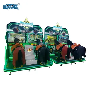 Precio de fábrica 2P Royal Horse Racing Arcade Game para la venta Máquina de juego de simulación de equitación de interior que funciona con monedas