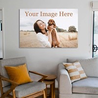 Impressions sur toile personnalisées avec vos photos pour animaux de compagnie, tableaux sur toile personnalisés pour la maison, le bureau, les chambres, peintures murales à l'huile