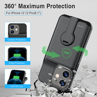2025 nouveau étui de charge de batterie pour iPhone 15 Pro Max/15 Plus avec support, couverture de chargeur étendue Rechargeable Portable pour iPhone