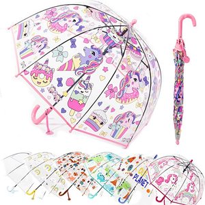 <span class=keywords><strong>Parapluie</strong></span> <span class=keywords><strong>transparent</strong></span> pour enfants avec imprimé d'animaux mignons de dessins animés, dinosaure, <span class=keywords><strong>licorne</strong></span>, <span class=keywords><strong>parapluie</strong></span> à bulles pour enfants - Product Image 2