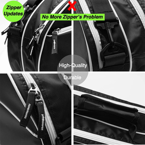 Sac de badminton grande capacité personnalisé avec compartiment à chaussures, sac de raquette tendance pour homme pour le <span class=keywords><strong>tennis</strong></span> - Product Image 5