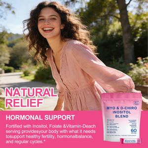 OLLI Private Label OEM Порошок мио-инозитола и D-хиро-инозитола для женского гормонального баланса и поддержки яичников - Product Image 3