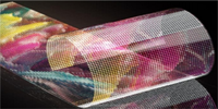 Film Layar Transparan Kontrol Cerdas OPSCO SK6812 RGBW Addressable Flexible Sign LED Screen App PC