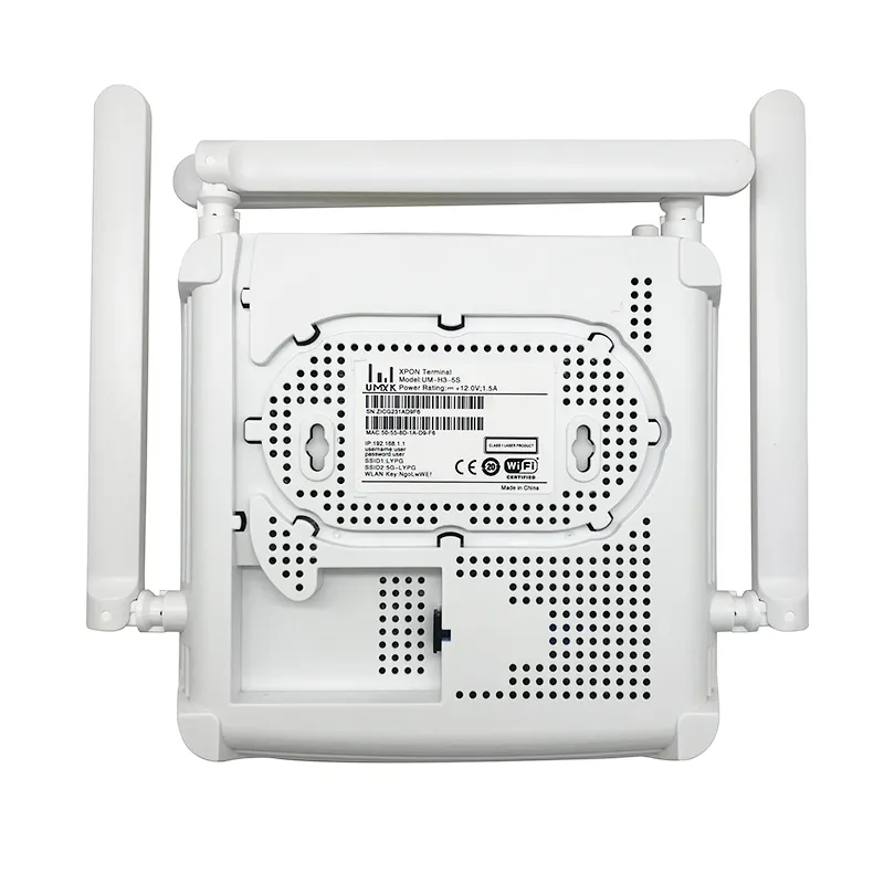 Nieuwe Versie H3-5S Xpon Onu 4ge + Dual Wifi + 4 Externe Antennes Gepon Onu Xpon Router Fiber Optische Ont Compatibel Met Zte Omci