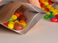 Sacs de conservation alimentaire réutilisables avec impression en héliogravure, fonction de sécurité, pochette autoportante - Matériau composite compostable, plastique personnalisé