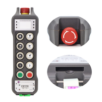 Control Remoto Inalámbrico Industrial Recargable de Doble Velocidad y 8 Botones para Grúas de Bombas de Concreto