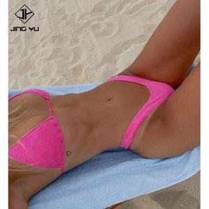 Latest Wholesale Custom Design Printed Fabric Bikini Bag Bikini Swimwear With Logo Manufacturer Swimwear Beachwear Bales - Product Image 4