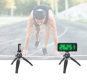 YIZHI minuterie laser <span class=keywords><strong>de</strong></span> vitesse <span class=keywords><strong>de</strong></span> <span class=keywords><strong>course</strong></span> d'entraînement personnel unique 0 - 500m Communication sans fil pour le <span class=keywords><strong>chronomètre</strong></span> <span class=keywords><strong>de</strong></span> <span class=keywords><strong>course</strong></span> <span class=keywords><strong>de</strong></span> sports <span class=keywords><strong>de</strong></span> sprint - Product Image 1