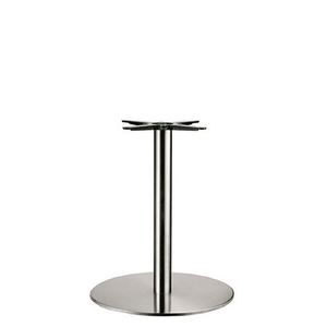 WEKIS Garden Wholesale Centre Commercial Brushed Steel Trumpet <b>Square</b> Rectangular Round Restaurant Furniture Caffe <b>Table</b> Base - Product Image 5