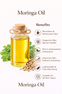 Huile de Moringa Pure Naturelle Pressée à Froid, Huile de Graines de Moringa pour Soins de la Peau, Soins des Cheveux, Cosmétique, Massage, Approvisionnement en Gros Biologique, Qualité Export - Product Image 2