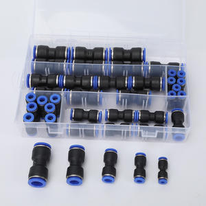 Kit de raccords pneumatiques rapides transfrontaliers en PU, connexion directe pour tuyau d'air et pompe à air, pièces pneumatiques - Product Image 1