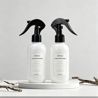 Flacon pulvérisateur à gâchette en plastique blanc HDPE 250ml 500ml pour gel capillaire, marque privée, soins capillaires personnalisés