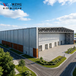 Atelier moderne en structure métallique, bâtiment d'usine, entrepôt industriel, bâtiment métallique préfabriqué, structure en acier pour usine - Product Image 1