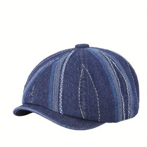Boina vaquera retro, sombrero tridimensional con cara <span class=keywords><strong>modificada</strong></span> que combina con todo - Product Image 1