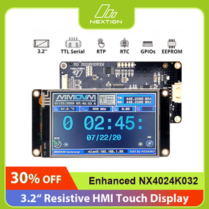 NEXTION NX4024K032 จอแสดงผล HMI แบบทั่วไปที่ได้รับการปรับปรุงขนาด 3.2 นิ้ว พร้อม MCU ที่เร็วขึ้น/RTC ในตัว/หน่วยความจำ EEPROM 1K สำหรับข้อมูลผู้ใช้/จอสัมผัส GPIO ดิจิตอล 8 ช่อง L125 - Product Image 2