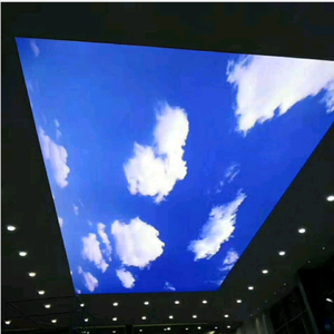 Plafonniers encastrés LED pour puits de lumière, panneaux de plafond carrés 60x60 en PC effet ciel bleu, lampes de plafond pour centres commerciaux, lampes de plafond Dove - Product Image 1