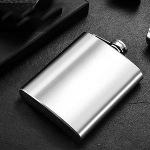 กระติกน้ำสแตนเลสสตีล สลักโลโก้ตามสั่ง ขนาด 1-10 ออนซ์ พกพาสะดวก สำหรับใส่เหล้าวิสกี้ - Product Image 3