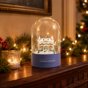 Globo de Nieve de Resina Hecho a Mano con Castillo Francés, Cúpula de Cristal, Decoración Navideña, Miniatura de Castillo de Cuento de Hadas, Adorno Coleccionable para Regalo - Product Image 2