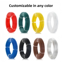 Más opciones de color VDE H07V- U 2, 5 mm2 Cable electrónico de núcleo único de un solo hilo para equipos de maquinaria