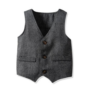 Shopping Online Wholesale New Design Clothing Gentleman <b>Trousers</b> <b>and</b> Shirt 3 Piece <b>Set</b> With <b>Waistcoats</b> for Baby Boy - Product Image 5