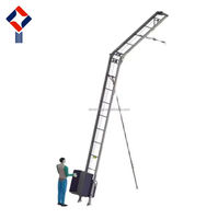 Échelle élévatrice légère en alliage d'aluminium, électrique, portable, pour panneaux solaires, équipement de levage pour la construction de toitures