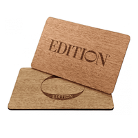 Carte-clé RFID en bois de bambou RUIXIN pour hôtel, mini-étiquette 13,56 MHz F08 Ultralight Ev1chips, étanche, compatible Salto Acculock Betech