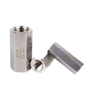 KAM/CV Series female 1/8 unidirectional high pressure SS304 stainless steel One Way Non return Pneumatic control Check Valve