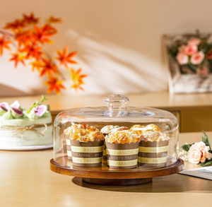 Wholesales Clear <strong>Cake</strong> <strong>Stand</strong> with Dome Lid <strong>Rotating</strong> <strong>Cake</strong> <strong>Stand</strong> - Product Image 6