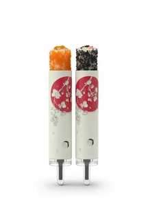 Envase desechable para <span class=keywords><strong>sushi</strong></span> para llevar, cilindro redondo de papel, embalaje con diseño personalizado - Product Image 4